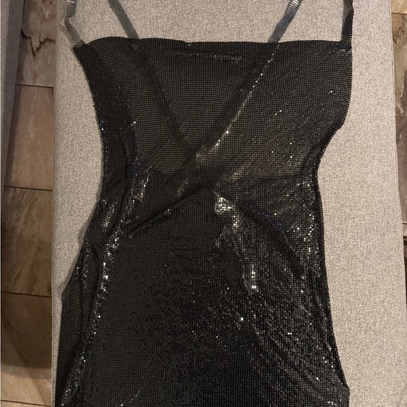 FINESSE Sequins black mini Dress - Picture 5 of 11